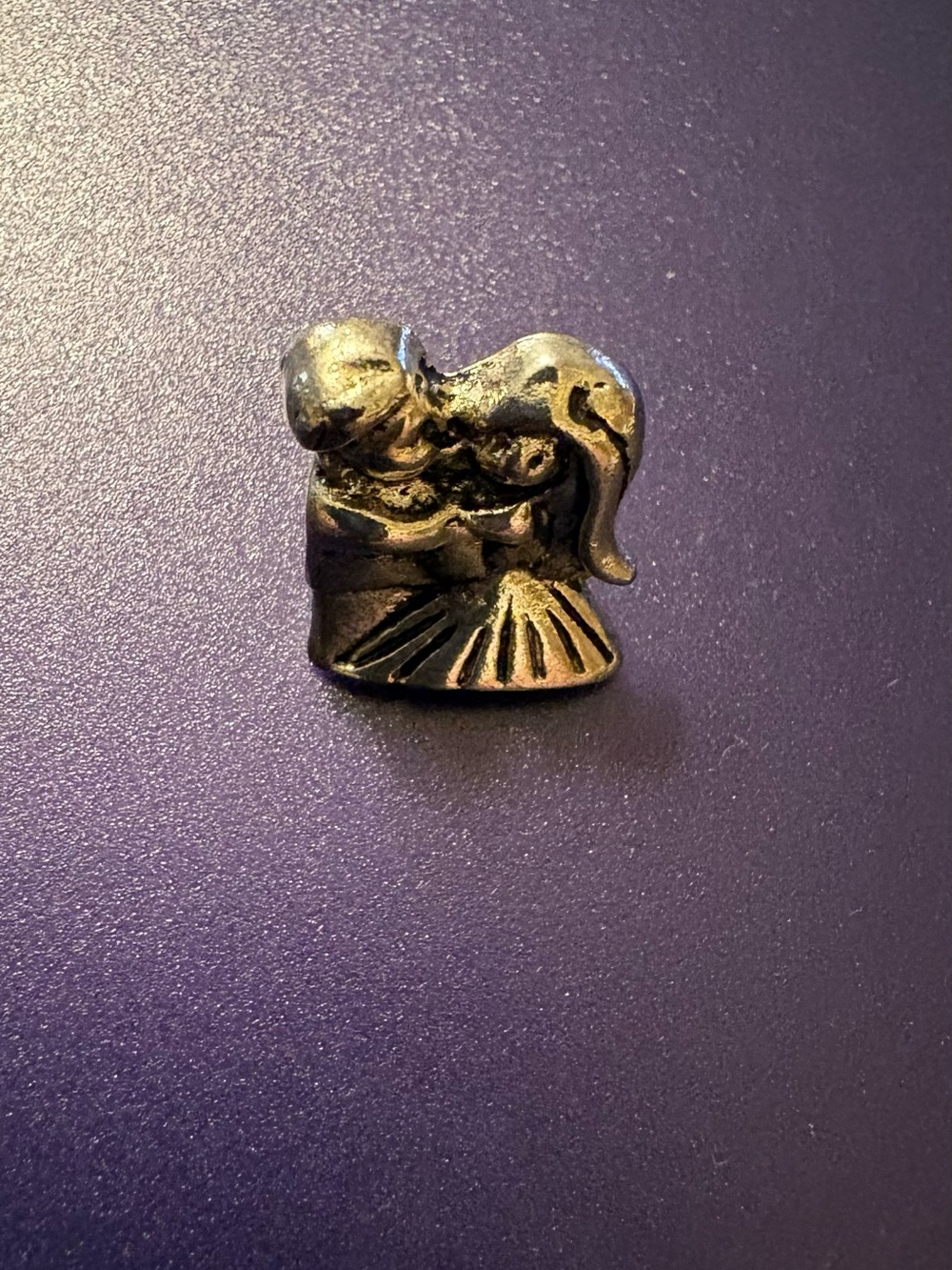 Bride and Groom Silver Charm